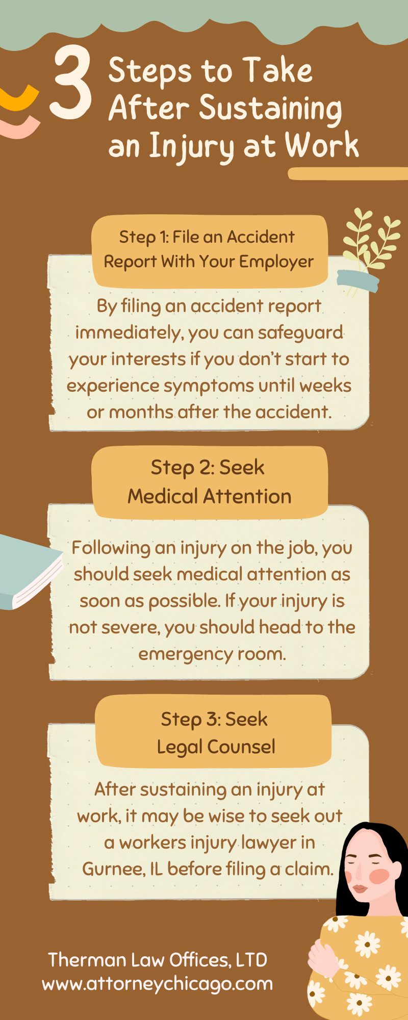 Gurnee Workers Injury Lawyer Infographic