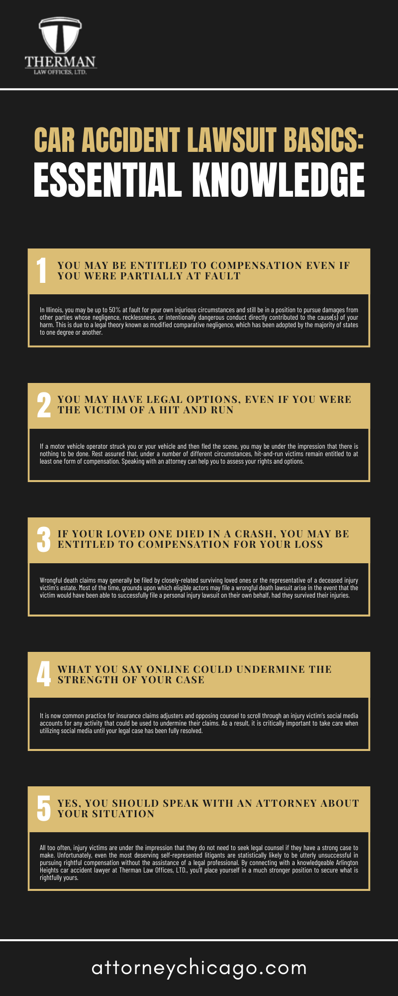 Car Accident Lawsuit Basics: Essential Knowledge Infographic 