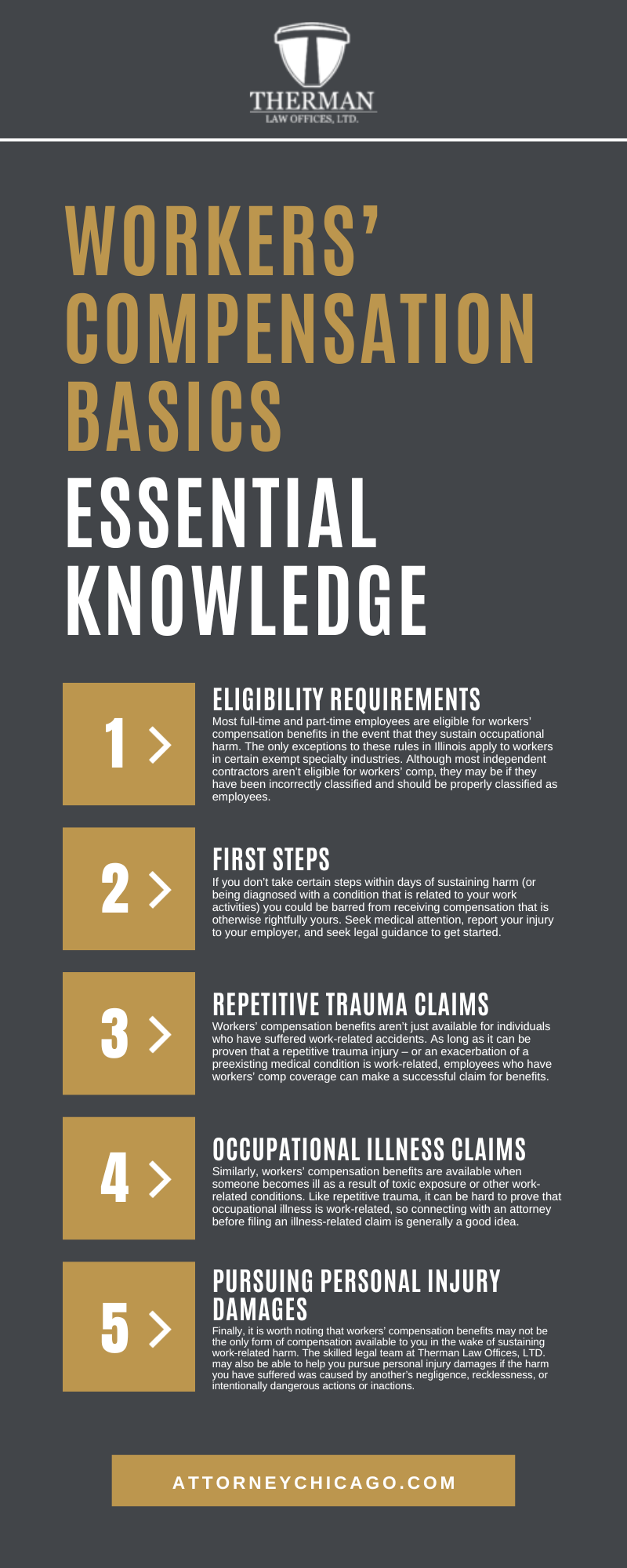 Workers' Compensation Basics Essential Knowledge Infographic